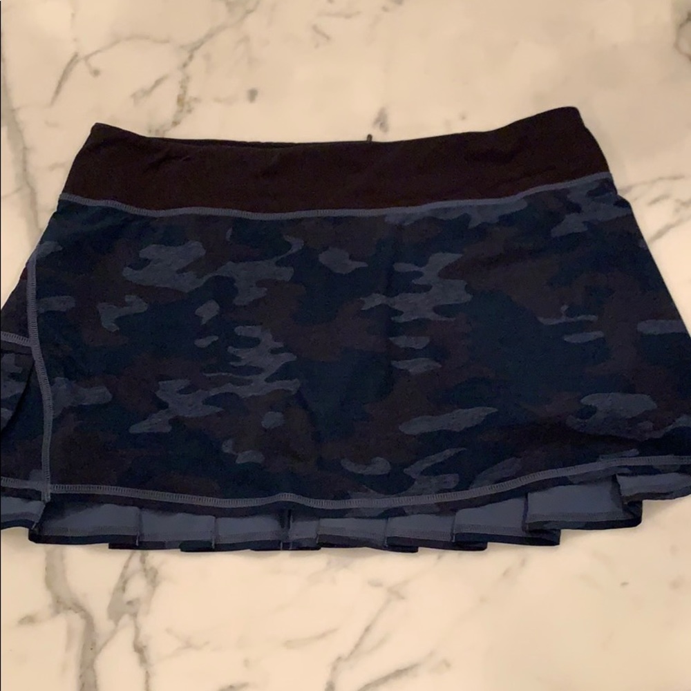 Lululemon Navy Camo Skort